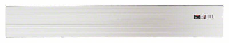 Aluminium-Schiene mit geriffelter Oberfläche und kleiner Anzeige rechts oben, möglicherweise für präzise Messungen oder Schnitte.