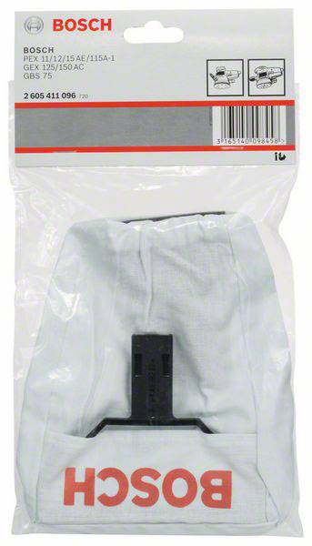 Bosch Accessories Staubbeutel, passend zu PEX 11/12/15 AE/115 A-1, GEX 125/150 AC, GBS 75 2605411096