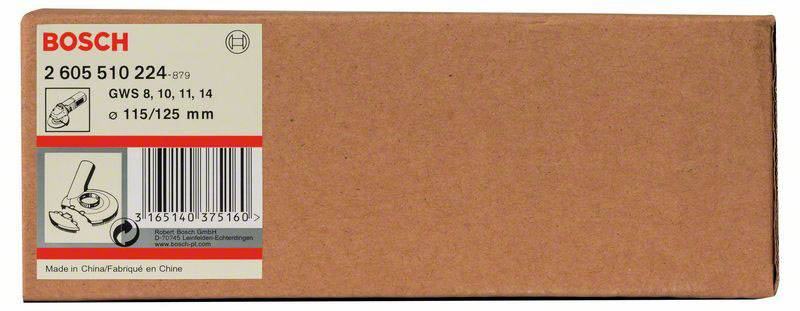 Absaughaube mit Bürstenkranz, 115 / 125 mm, passend GWS 8-115 Bosch Accessories 2605510224
