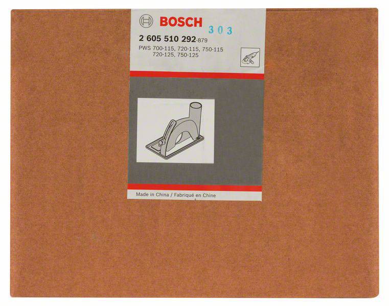 Bosch Accessories Führungsschlitten mit Absaugstutzen zum Trennen, werkzeuglos, 115 / 125 mm, PWS 2605510292
