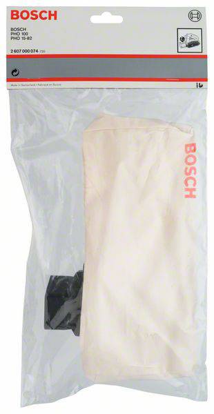Staubbeutel mit Adapter für Handhobel, Gewebe, für PHO 1, PHO 15-82, PHO 100 Bosch Accessories 2607000074