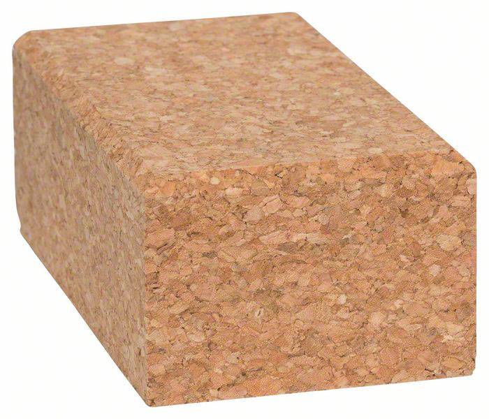 Ein rechteckiger Korkblock, der häufig als Hilfsmittel im Yoga verwendet wird, um die Flexibilität zu unterstützen und die Stabilität zu verbessern.