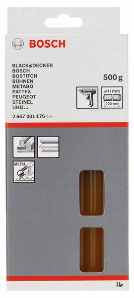 Bosch Accessories 2607001176 Heißklebesticks 11mm 200mm Gelb 500g
