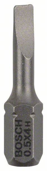 Schraubendrehereinsatz für Flachkopf, geprägt mit 'BOSCH 0.5X4.0', aus robustem Material. Geeignet für präzise Arbeiten.