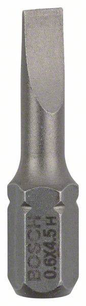 Schlitz-Schraubendreher-Bit (0,8x5,5) von Bosch, aus Metall, geeignet für direkte Verwendung in Schraubendrehern.