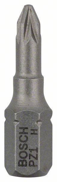 Bitschraubendreher von Bosch, Typ 'PZ1'. Kleine Metallspitze für Kreuzschlitzschrauben, geeignet für präzises Schrauben.