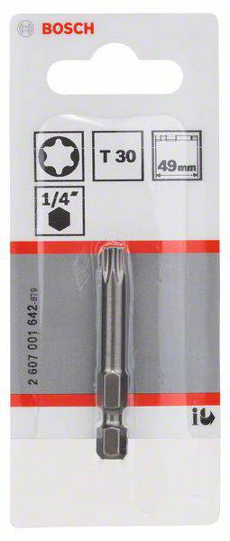 Bosch Accessories 2607001642 Sechsrund-Bit T 30 extra hart E 6.3 1 St.