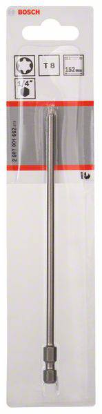 Bosch Accessories 2607001662 Sechsrund-Bit T 8 extra hart E 6.3 1 St.