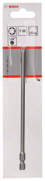 Bosch Accessories 2607001670 Sechsrund-Bit T 25 extra hart E 6.3 1 St.