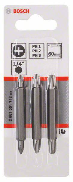 Bosch Accessories 2607001748 Doppelklingen-Set PH 1, PH 2, PH 3 3St.