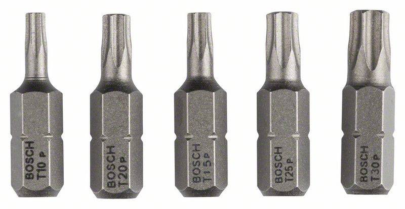 Bosch Accessories 2607001768 Bit-Set 5teilig Innen-Sechsrund (TX)