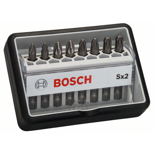 Bosch Accessories Robust Line 2607002557 Bit-Set 8teilig Kreuzschlitz Pozidriv