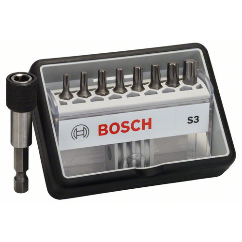 Bosch Accessories Robust Line 2607002562 Jeu d'embouts 9 pièces 6 pans intérieurs (TX)