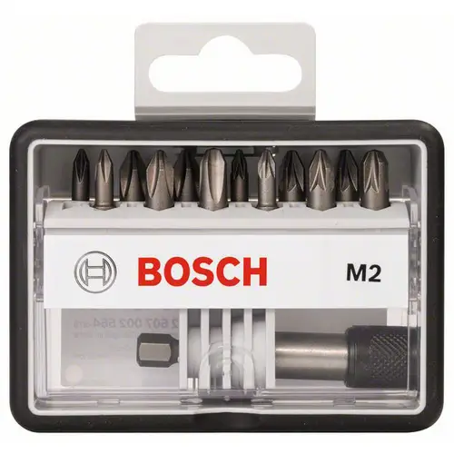 Bosch Accessories Robust Line 2607002564 Bit-Set 13teilig Kreuzschlitz Phillips, Kreuzschlitz Pozidriv Bosch Accessories Robust Line 2607002564 Bit-Set 13teilig Kreuzschlitz Phillips, Kreuzschlitz Pozidriv