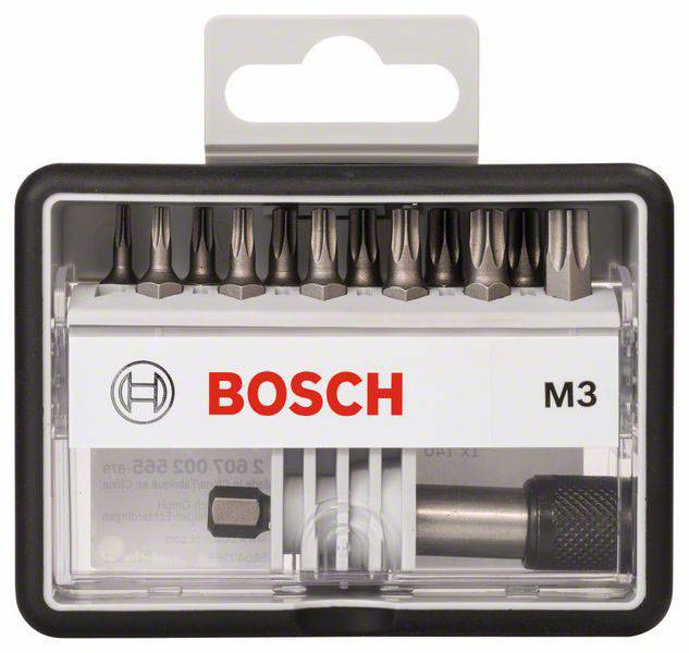 Bosch Accessories Robust Line 2607002565 Bit-Set 13teilig Innen-Sechsrund (TX)