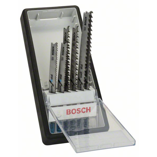 Bosch Accessories 2607010531 Stichsägeblatt-Set Robust Line Progressor, T-Schaft, 6-teilig 1 Set