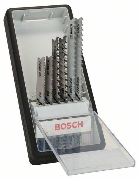 Bosch Accessories 2607010532 Stichsägeblatt-Set Robust Line Progressor, U-Schaft, 6-teilig 1 Set