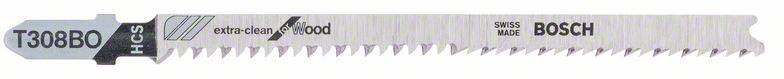 Bosch Accessories 2607010592 Stichsägeblatt-Set Extra-Clean for Wood, 3-teilig 3 St.