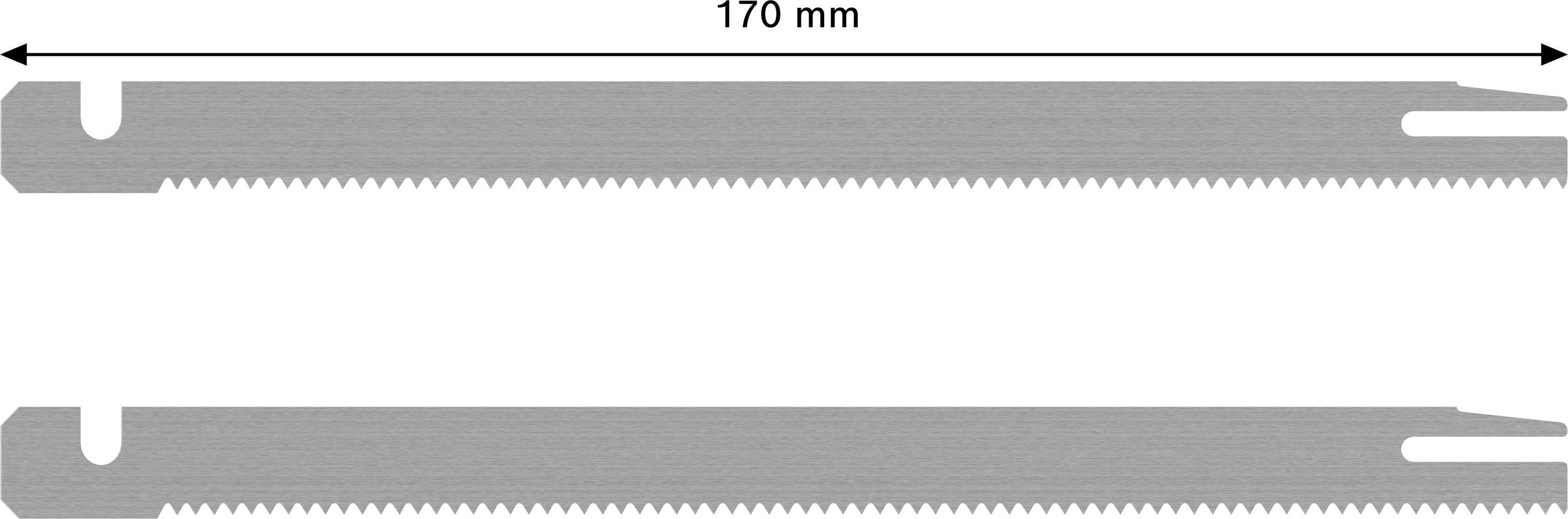 Bosch Accessories 2607018010 Sägeblatt-Set, 2-teilig, 130 mm, für GSG 300