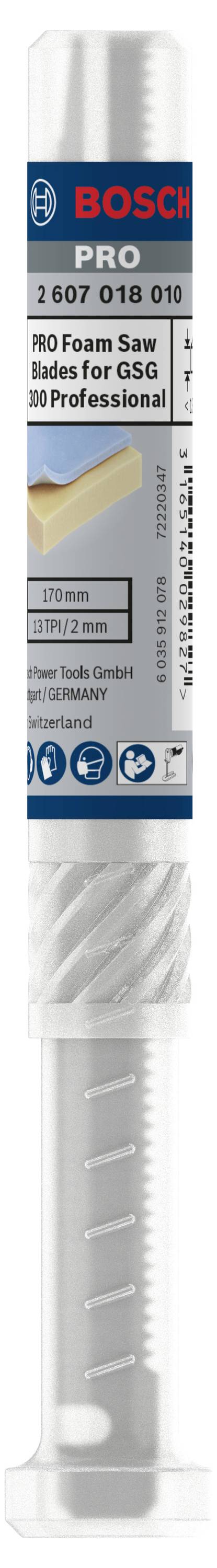 Bosch Accessories 2607018010 Sägeblatt-Set, 2-teilig, 130 mm, für GSG 300