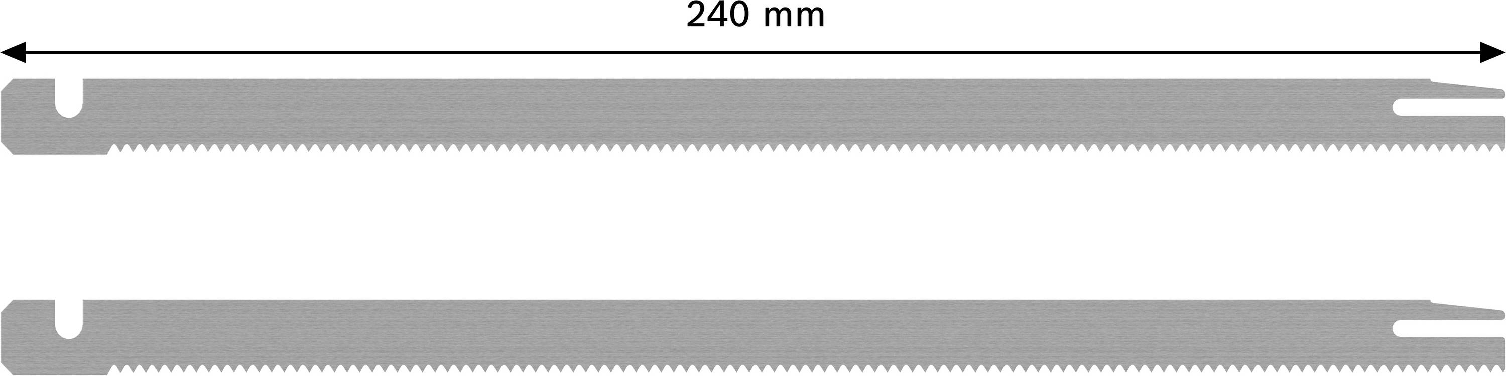 Bosch Accessories 2607018011 Sägeblatt-Set, 2-teilig, 200 mm, für GSG 300