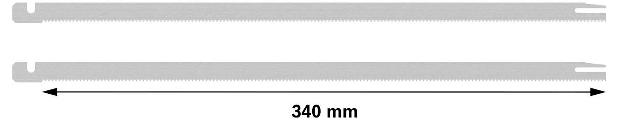 Bosch Accessories 2607018012 Sägeblatt-Set, 2-teilig, 300 mm, für GSG 300