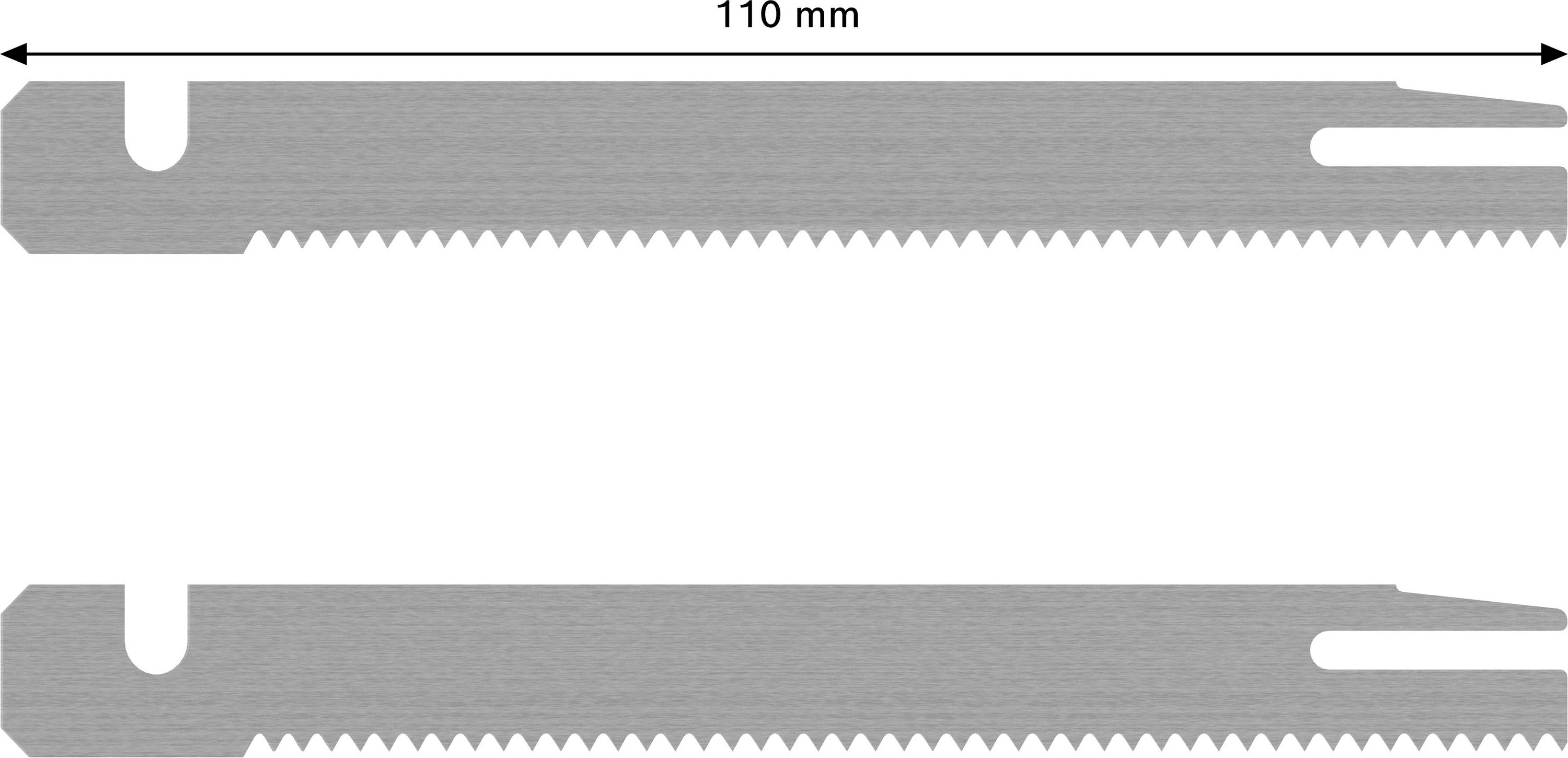 Bosch Accessories 2607018013 Sägeblatt-Set, 2-teilig, 70 mm, für GSG 300