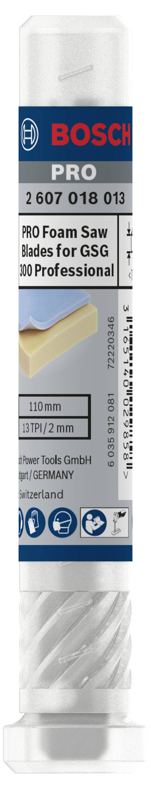 Bosch Accessories 2607018013 Sägeblatt-Set, 2-teilig, 70 mm, für GSG 300