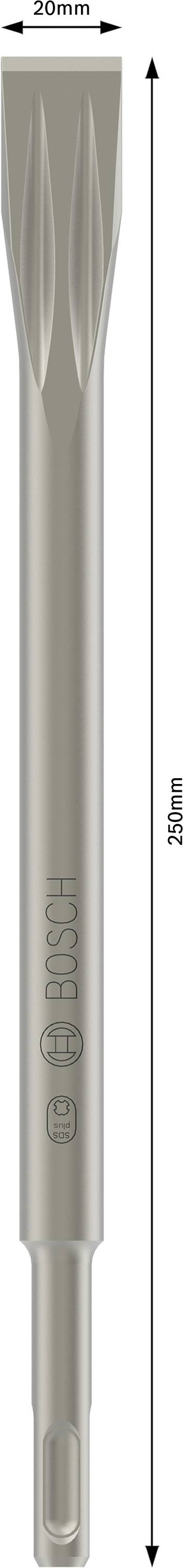 Bosch Accessories 2607019052 Flachmeißel Gesamtlänge 250mm SDS-Plus 5St.