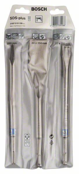 Bosch Accessories 2607019159 Meißel-Set 3teilig SDS-Plus 1 Set