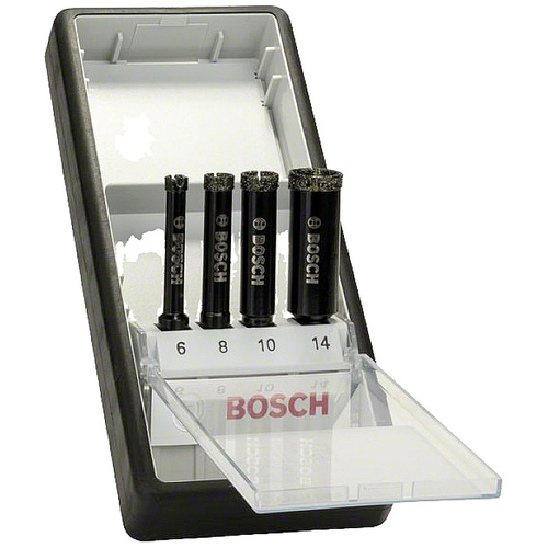 Bosch Accessories 2607019880 Nassbohrer 4teilig diamantbeschichtet 1 Set