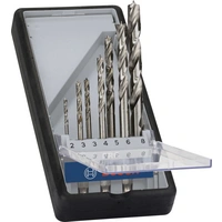 Bosch Accessories 2607019923 Holz-Spiralbohrer-Set 7teilig 2 mm, 3 mm, 3 mm, 4 mm, 5 mm, 6 mm, 8mm 1/4" (6.3 mm) 1 Set Bosch Accessories 2607019923 Holz-Spiralbohrer-Set 7teilig 2 mm, 3 mm, 3 mm, 4 mm, 5 mm, 6 mm, 8mm 1/4" (6.3 mm) 1 Set