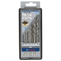 Bosch Accessories 2607019923 Holz-Spiralbohrer-Set 7teilig 2 mm, 3 mm, 3 mm, 4 mm, 5 mm, 6 mm, 8mm 1/4" (6.3 mm) 1 Set Bosch Accessories 2607019923 Holz-Spiralbohrer-Set 7teilig 2 mm, 3 mm, 3 mm, 4 mm, 5 mm, 6 mm, 8mm 1/4" (6.3 mm) 1 Set