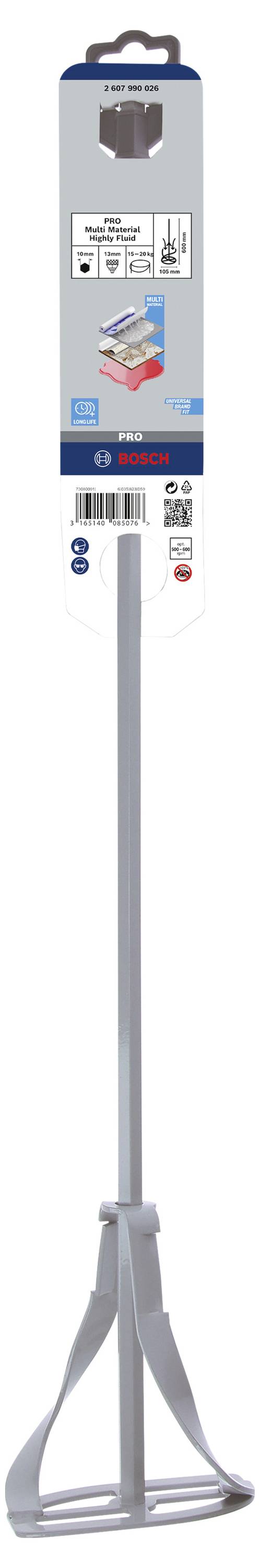 Bosch Accessories Rührkorb leicht für Bohrmaschinen, 105 mm, 590 mm, 15-20kg 2607990026