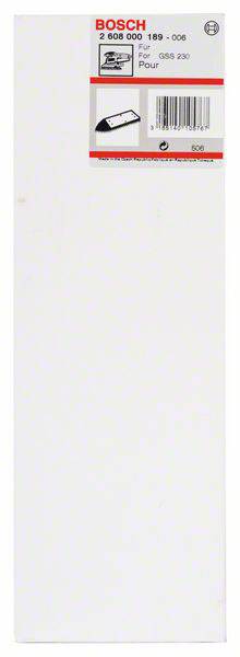 Bosch Accessories Schleifplatte verlängert, 185 x 93 mm, Deltaform 2608000189