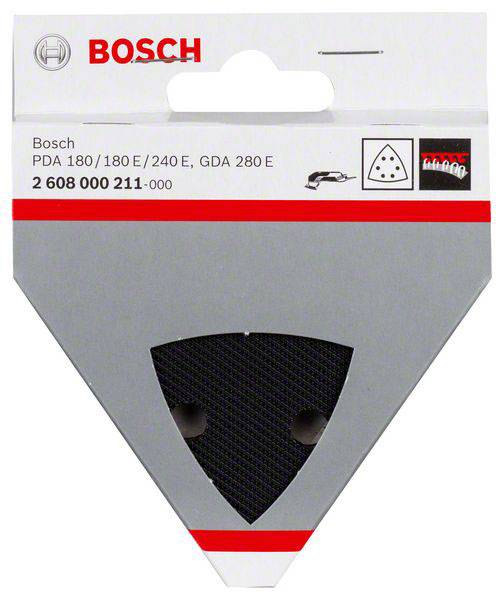 Bosch Accessories Schleifplatte für Bosch-Dreieckschleifer, GDA 280 E PDA 180 PDA 180 E PDA 240 E 2608000211