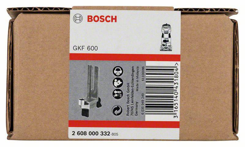 Bosch Accessories Führungshilfe für Bosch-Kantenfräse GKF 600 Professional 2608000332