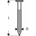 Bosch Accessories 2608200036 Rundkopf-Streifennägel SN21RK Produktabmessung, Länge 60mm 4000St. Bosch Accessories 2608200036 Rundkopf-Streifennägel SN21RK Produktabmessung, Länge 60mm 4000St.
