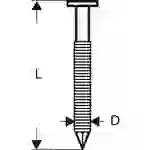 Bosch Accessories 2608200041 Rundkopf-Streifennägel SN21RK Produktabmessung, Länge 90mm 2500St. Bosch Accessories 2608200041 Rundkopf-Streifennägel SN21RK Produktabmessung, Länge 90mm 2500St.
