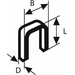 Bosch Accessories 2608200704 Schmalrückenklammern 5000 St. Abmessungen (L x B) 35mm x 5.8mm Bosch Accessories 2608200704 Schmalrückenklammern 5000 St. Abmessungen (L x B) 35mm x 5.8mm