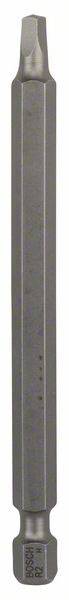 Ein langes, sechskantiges Schraubendreher-Bit mit flachem Kopf, geeignet für Schraubendreher oder Bohrmaschinen.