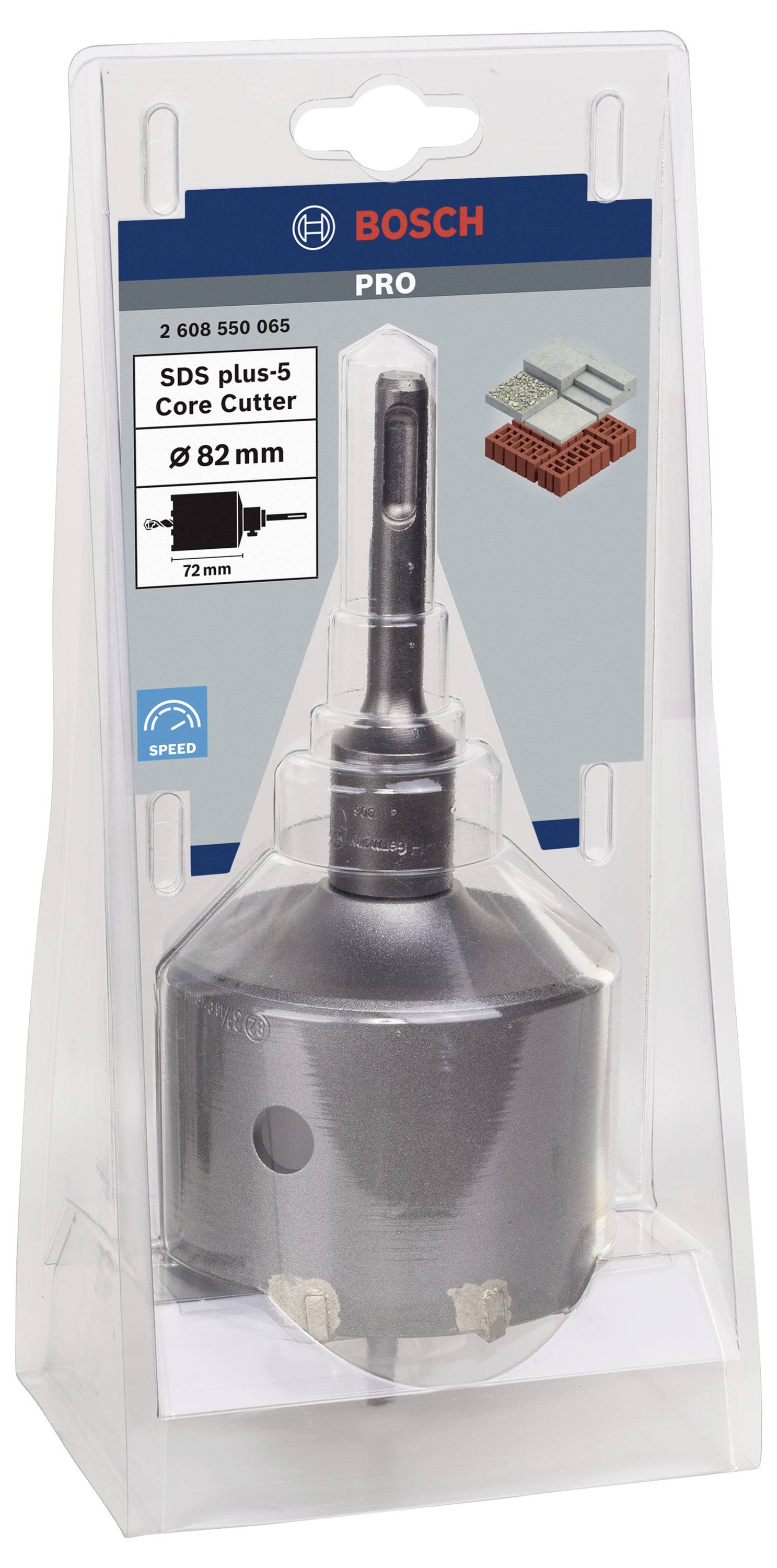 Bosch Accessories 2608550065 Hohlbohrkrone 3teilig 82mm 1 Set