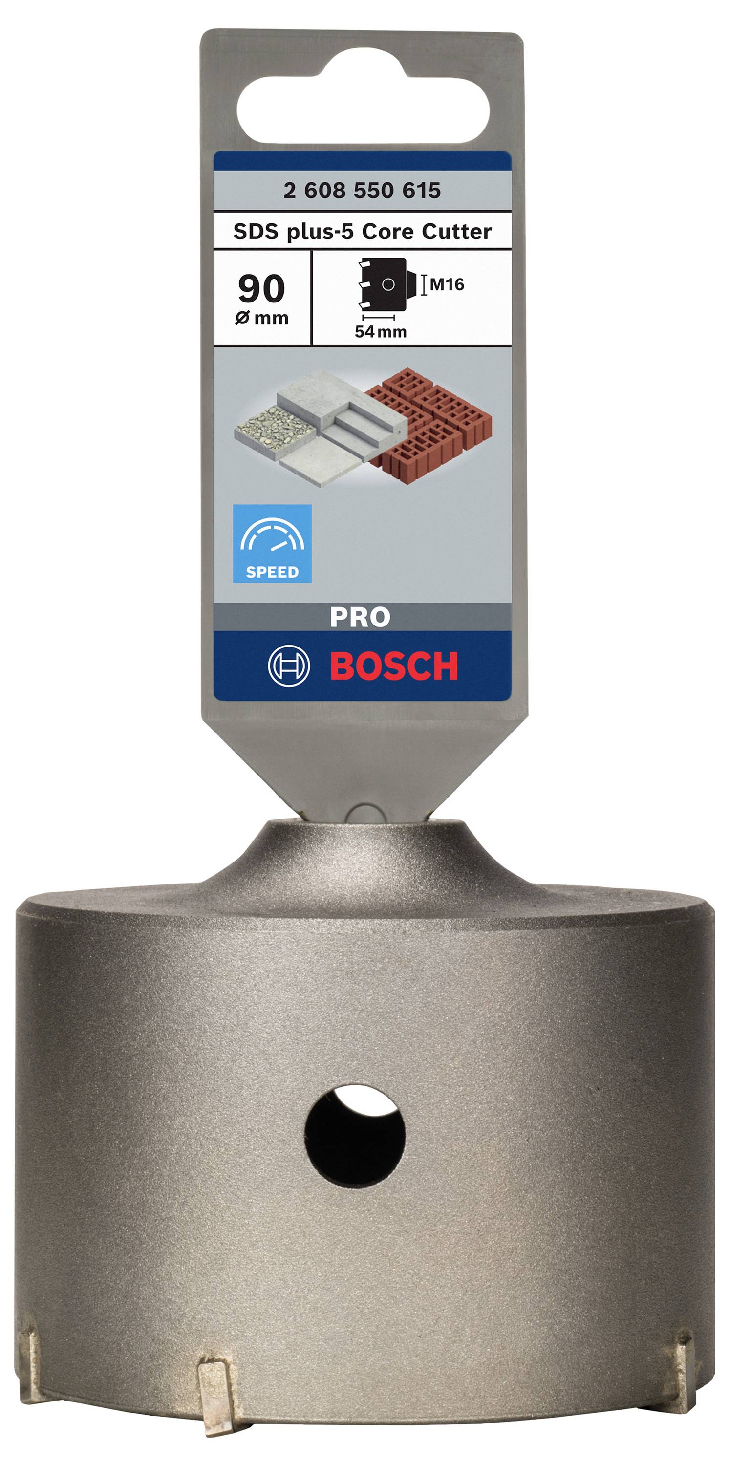 Bosch Accessories 2608550615 Hohlbohrkrone 90mm 1St.