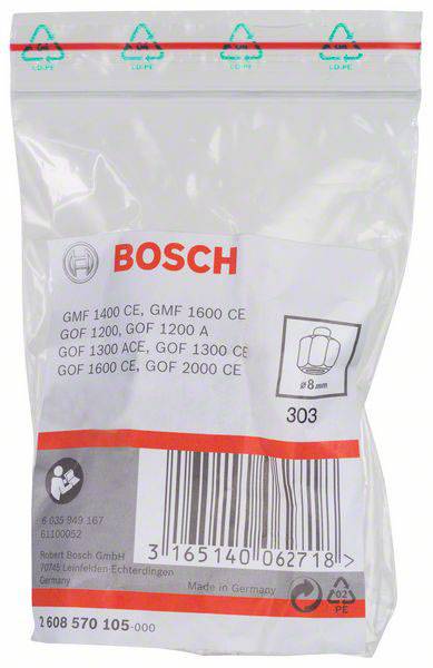 Spannzange, 8 mm, 24 mm Bosch Accessories 2608570105 Durchmesser 8 mm