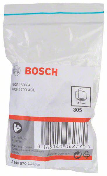 Spannzange, 8 mm, 27 mm Bosch Accessories 2608570111 Durchmesser 8 mm