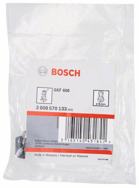 Spannzange für Bosch-Kantenfräsen, 6 mm Bosch Accessories 2608570133 Durchmesser 6 mm