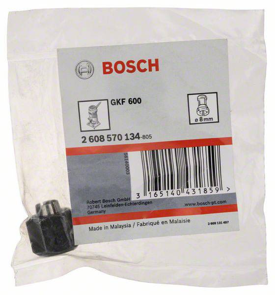 Spannzange für Bosch-Kantenfräse GKF 600 Professional, Durchmesser: 8 mm Bosch Durchmesser 8 mm