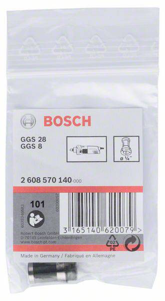 Bosch Accessories Spannzange ohne Spannmutter, 1/4 Zoll, für Bosch-Geradschleifer 2608570140