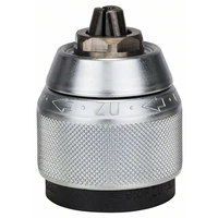 Schnellspannbohrfutter verchromt, 1,5 bis 13 mm, 1/2 Zoll bis 20 Bosch Accessories 2608572149 Schnellspannbohrfutter verchromt, 1,5 bis 13 mm, 1/2 Zoll bis 20 Bosch Accessories 2608572149