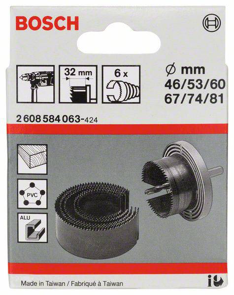 Bosch Accessories 2608584063 Sägekranz-Set 6teilig 1 Set